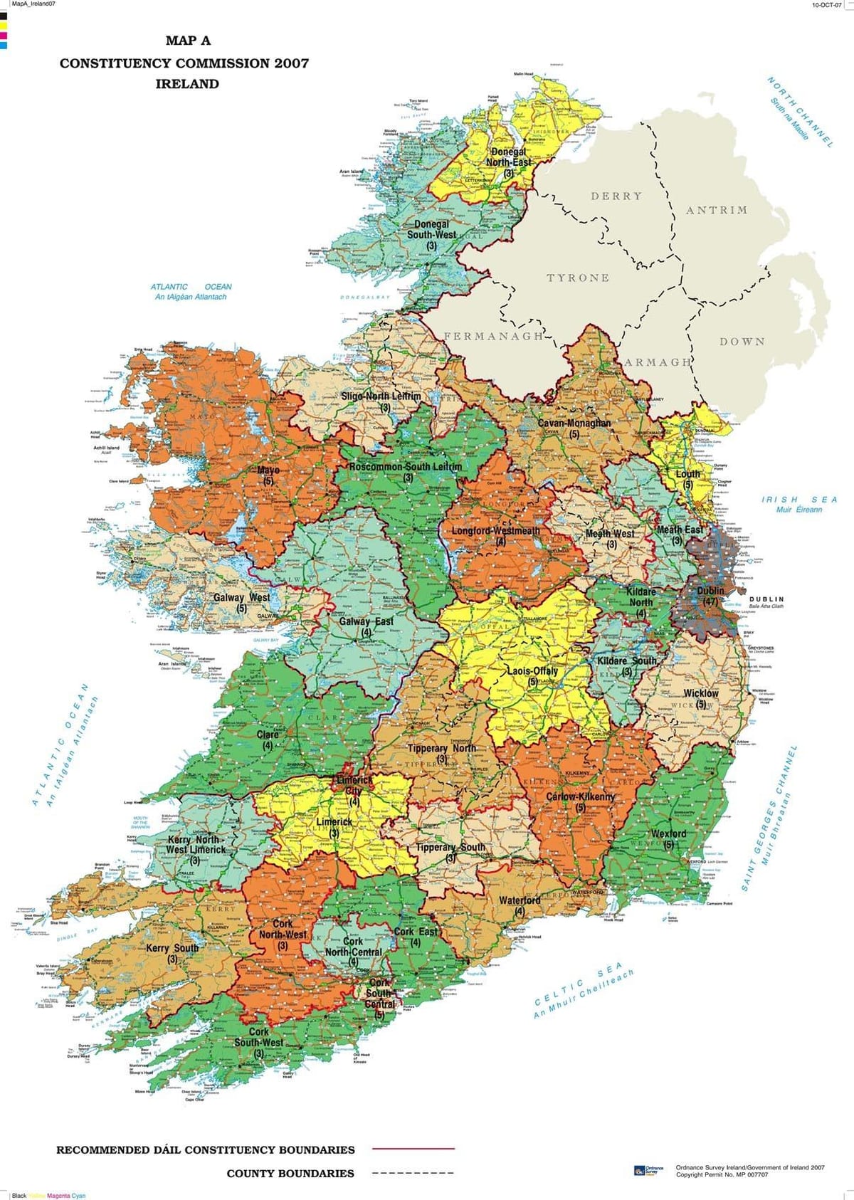 mapa mapy Irlandii przeglądarce map 
