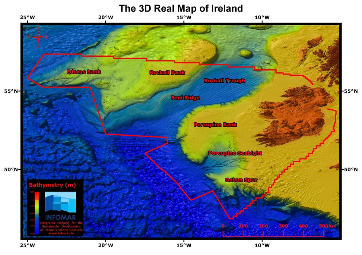 prawdziwa mapa Irlandii