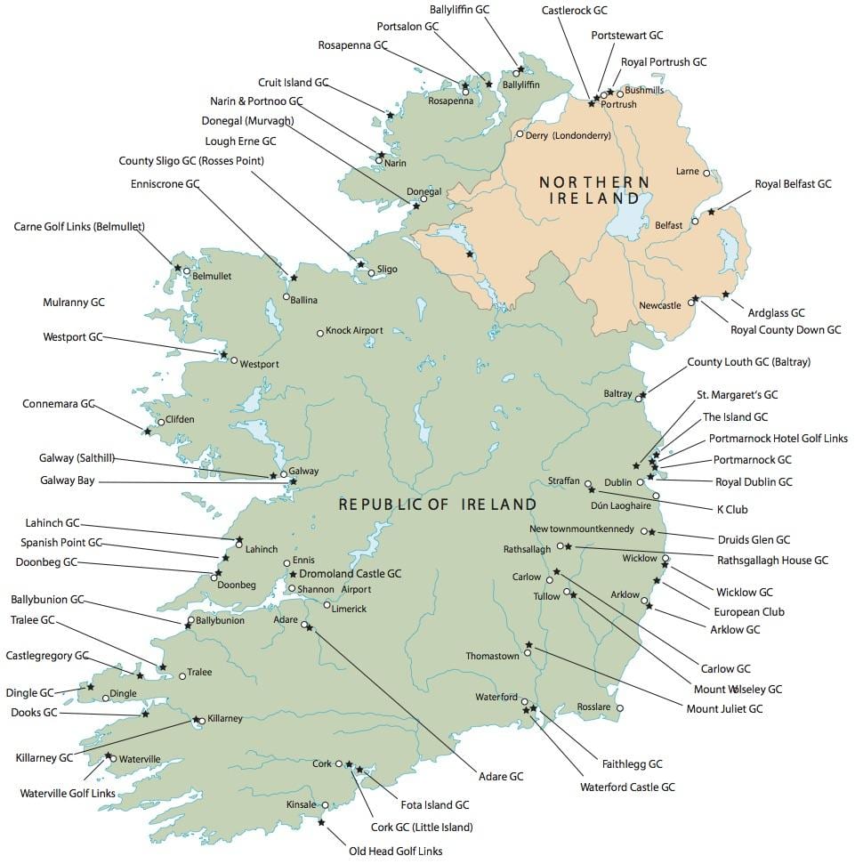 najlepsza mapa Irlandii