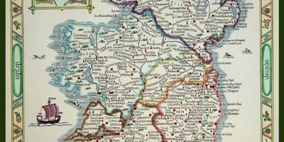 Mapa średniowiecznej Irlandii