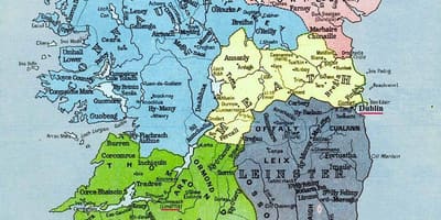 Mapę megalitycznych Irlandia 