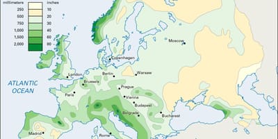 Deszczowej Irlandii mapie
