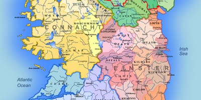 Duża szczegółowa mapa Irlandii