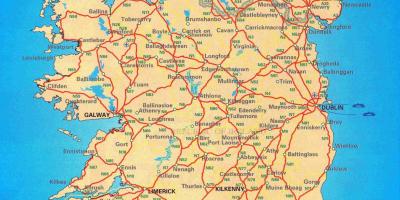 Darmowa mapa Samochodowa Irlandii
