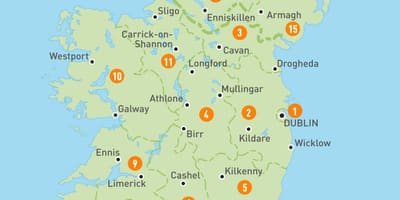 Irlandia na mapie