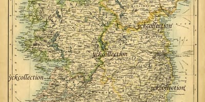 Starożytna mapa Irlandii